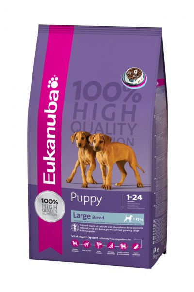 Eukanuba Puppy Large. Fetch